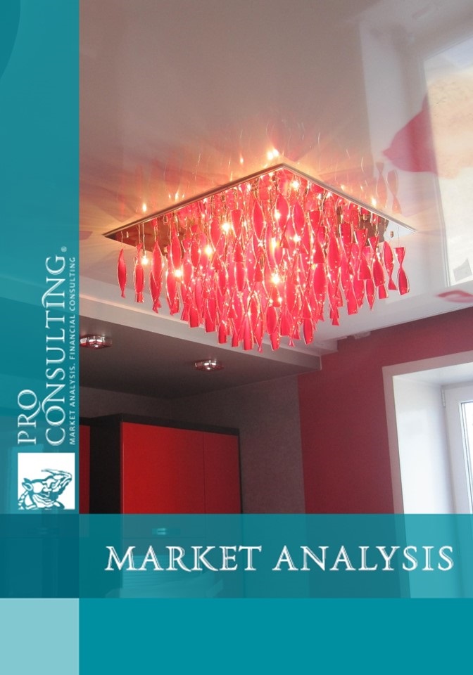 Market research of the development of suspended ceilings market in Ukraine. 2011